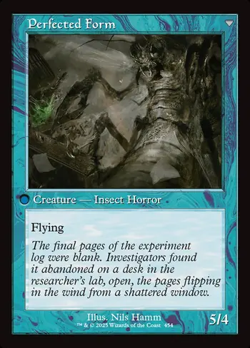 Aberrant Researcher // Perfected Form card back