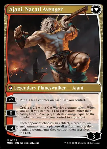 Ajani, Nacatl Pariah // Ajani, Nacatl Avenger card back