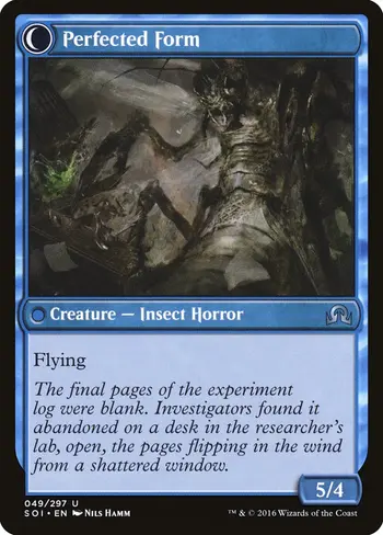 Aberrant Researcher // Perfected Form card back