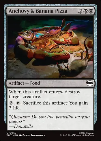 Anchovy & Banana Pizza