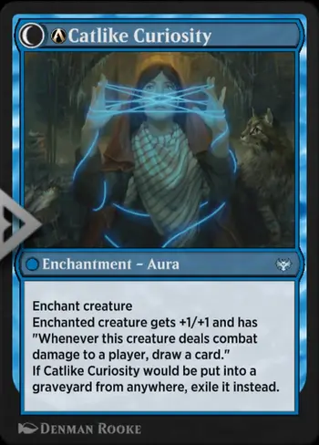 A-Mischievous Catgeist // A-Catlike Curiosity card back