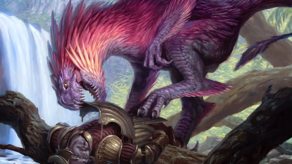 Ripjaw-Raptor-Ixalan-MtG-Art