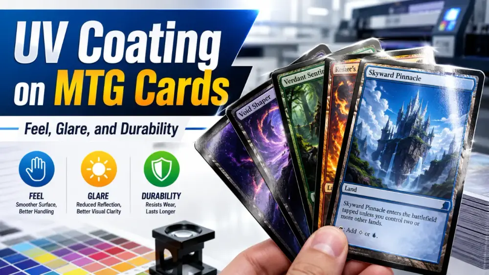 uv coating on mtg cards