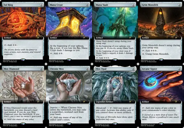 The Best Mana Rocks in Commander Format MTG